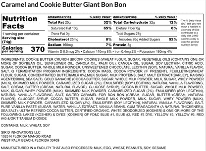 Cookie Butter & Salted Caramel Giant Bon Bon