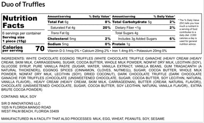 Duo of Truffles - 6pcs