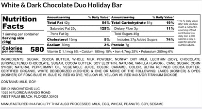 Candy Cane Duo Chocolate Bar